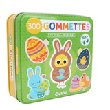 Boîte métal de 300 gommettes - Pâques