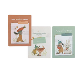 Cartes Mes 12 premiers mois - Trois petits lapins ( 30 cartes )