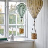 Montgolfière décoration- fleurs