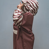 Poncho de pluie - Chocolate Zebra 3-6 ans