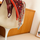 Petit foulard Dupitta - Lison macadamia