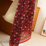Grand foulard Dupatta - Lison cabernet
