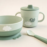 Coffret premier repas ventouse - Vert
