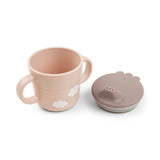 Coffret premier repas ventouse Tiny farm - Rose