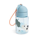 Gourde à paille - tiny farm - bleu - 280 ml
