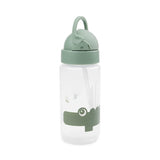 Gourde à paille - croco - vert - 350 ml