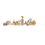 Grand train d'activités à tirer- 3 petits lapins