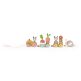 Grand train d'activités à tirer- 3 petits lapins