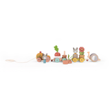 Grand train d'activités à tirer- 3 petits lapins