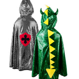 Cape réversible dragon/chevalier (5/6 ans)