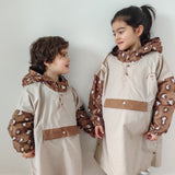 Poncho de pluie long Léopard