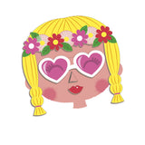 Magnéti'book Crazy Faces fille, 55 magnets