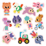 Coffret Créatif Stickers Epais Repositionnables - 2 ans