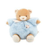 PELUCHE OURS PATAPOUF BLEU - 25 CM