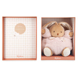PELUCHE LAPIN PATAPOUF ROSE - 25 CM