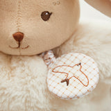 PELUCHE MUSICALE LAPIN PATAPOUF CRÈME - 17 CM