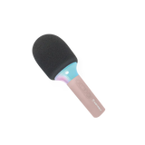 Micro karaoké avec lampe- rose
