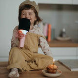 Micro karaoké avec lampe- rose