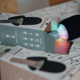 Micro karaoké avec lampe - bleu