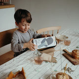 Micro karaoké avec lampe - bleu