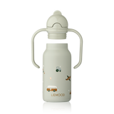 BOUTEILLE À IMPRIMÉ KIMMIE 250 ML Dove Blue / véhicules