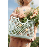 PANIER SAMANTHA AVEC BRELOQUES LIGHT PEPPERMINT