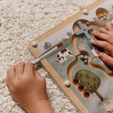 Labyrinthe Magnétique en bois - Little Farm