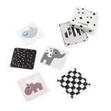 Cartes aux motifs contrastés lot de 10 - deer friends - multicolore