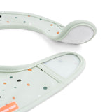 Bavoir velcro lot de 2 - croco - vert