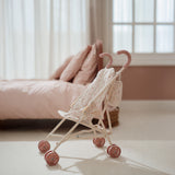 Poussette pour poupée en métal