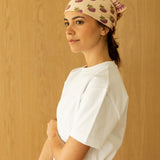 Small Foulard Manika "Florets" - Macadamia