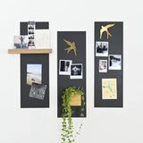 Etagère murale magnétique en bois - 30 cm