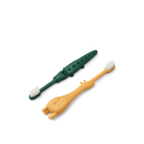 Brosse à dents FABIO pour Tout-Petits - Yellow mellow / Garden green