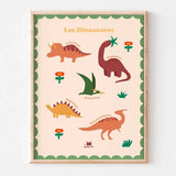 Affiche - Dinosaure (A3 - 30 x 40 cm)