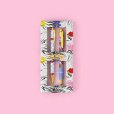 Ensemble de stylos - Crayons Lèvres et coeurs