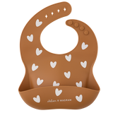 Bavoir Silicone - Caramel