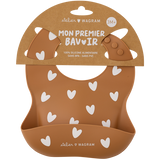 Bavoir Silicone - Caramel