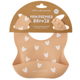 Bavoir Silicone - Nougat