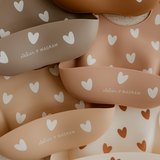 Bavoir Silicone - Nougat