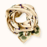 Grand foulard Latika - Cerisier kaki