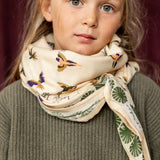 Grand foulard Latika - Cerisier kaki