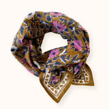 Grand foulard Latika - Coeur tapenade