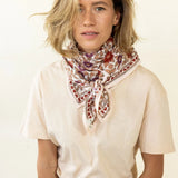 Grand foulard Latika - Coeur macadamia