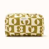 Big Trousse Gayane "Damier" - Tobacco