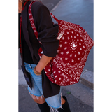 Cabas XXL Bandana rouge
