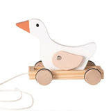 Jouet à tirer canard