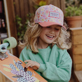 Casquette Retro Flowers - 2/5 ans