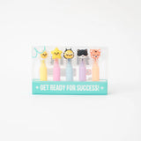 Lot de 5 surligneurs pastel – Couleurs douces, idées lumineuses - Vivez en couleur