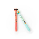 Lot de 2 stylos effaçables Bo-Bo Click - Coeur Bandit/Avocat
