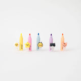 Lot de 5 surligneurs pastel – Couleurs douces, idées lumineuses - Vivez en couleur
